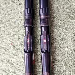 値下げ　リョービ磯上物竿　尾長グレ1号、遠征2.5号2本セットの画像