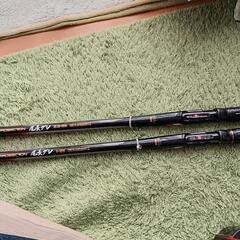 値下げ　リョービ磯上物竿　尾長グレ1号、遠征2.5号2本セットの画像