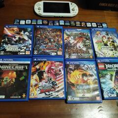 PSvita本体.ソフト25セットですの画像