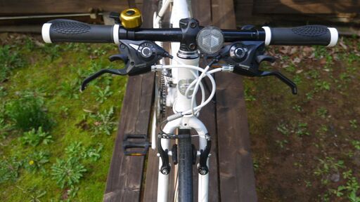 【値下げ】クロスバイク　あさひ　PRECISION 白　460mm　整備済 値下げ】クロスバイクあさひPRECISION 白460mm整備済 (Naka