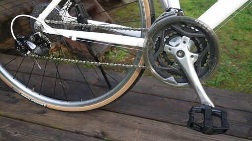 【値下げ】クロスバイク　あさひ　PRECISION 白　460mm　整備済 値下げ】クロスバイクあさひPRECISION 白460mm整備済 (Naka