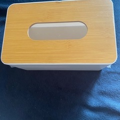 新品未使用ティシュボックスの画像