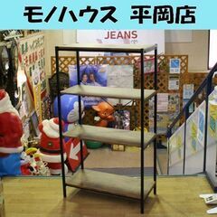 メーカー不明 オープンシェルフ 4段 幅60×奥行30×高さ10...