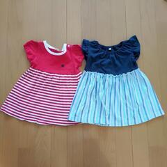 【80】4着 夏物 ワンピース 子ども服 ベビー キッズ