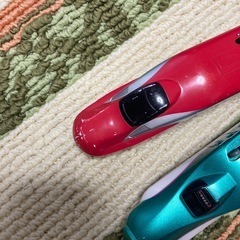こまちとはやぶさプラレールの画像