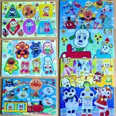 アンパンマン  幼児向けパズル(6〜30ピース)　7点セット