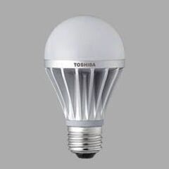 東芝LED電球60W電球色 4個  の画像