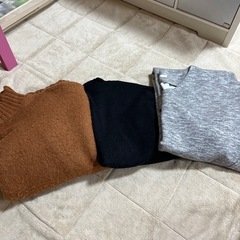 s〜mサイズ　女性　長袖　3点セット