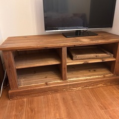 アンティーク調　テレビボード　幅114cm