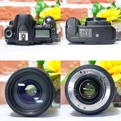【全国送料無料】 Nikon D80✨ショット数わずか！ 超望遠 レンズセット ズームセット✨ 届いたらすぐに使えます✨ ニコンの画像
