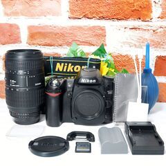 【全国送料無料】 Nikon D80✨ショット数わずか！ 超望遠 レンズセット ズームセット✨ 届いたらすぐに使えます✨ ニコンの画像