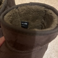 ムートンブーツの画像