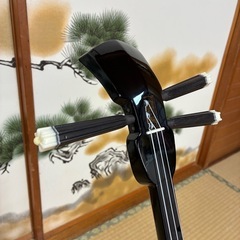 沖縄三線！新品！貴重！知念大工型！本蛇皮！本張り！【一枚張り】③