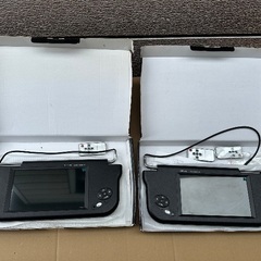 サンバイザーモニター　配線その他欠品　未使用品の画像