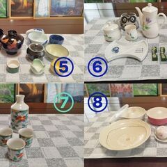 食器類まとめて⑤～⑧　セットの場合300円に値引きます