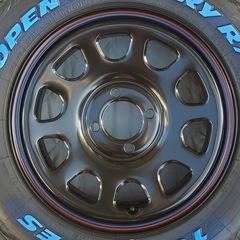 新品同様！デイトナSSホイール&オープンカントリー！165/80R14！リフトアップ！の画像