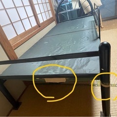 シングルベッドの画像