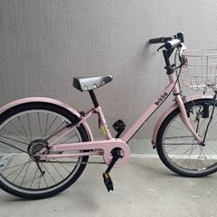 子供用自転車　bikke 22インチ　オールドローズ