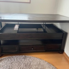 木製ローテーブル