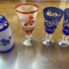 ガラスコップのセット