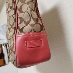 COACHトートバッグ シグネチャー柄の画像
