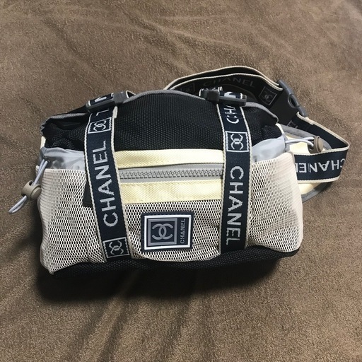 レア 正規品 シャネル スポーツライン ウエストバッグ ボディバッグ