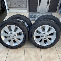 バリ山タイヤホイール★155/65R14★24年製★ダンロップ★...