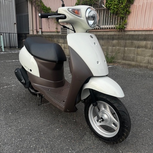 スズキ　レッツG パールホワイト　実働　動画あり　大阪