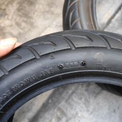 原付きタイヤ交　80/90-10