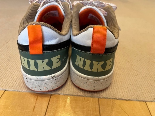 ほぼ新品❗️Nike Court Borough Low 2 'White Alabaster Speckled' DX6052-101 GS ナイキ コート バーロウ LOW 2 "ホワイトアラバスタースペックル"