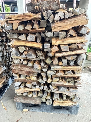 （※希望者増加の為、お取引は… ）［早期受渡し割引中］薪（杉）1立米プラスα