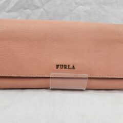 フルラ　長財布　サーモンピンク　【ジャングルジャングル堺初芝店】