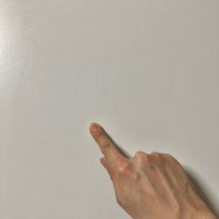 IKEA メルトルプ　白ダイニングテーブル　ほぼ傷なし、23区内でお渡しの画像