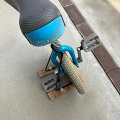 ‼️サイズが変わりました。一輪車　14インチ　ブリヂストン　スタンド付の画像