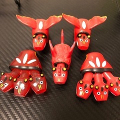 ガチャガチャ　赤べこ