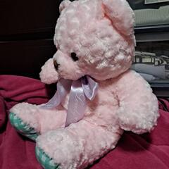 受け渡し予定者います。美品ピンク熊🧸縫いぐるみ(現状販売)の画像