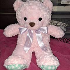 受け渡し予定者います。美品ピンク熊🧸縫いぐるみ(現状販売)