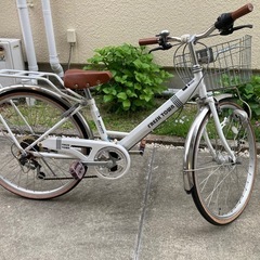 子供用自転車　24インチ　白色
