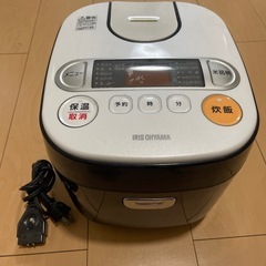 【値下げ】アイリスオーヤマ　炊飯器　5合炊き　説明書付き