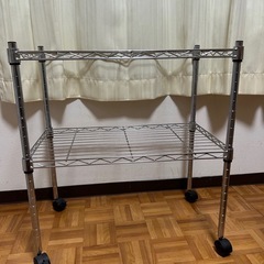 スチールラック　2段