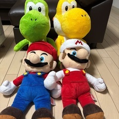 マリオ、ヨッシーぬいぐるみ　ビックぬいぐるみセット
