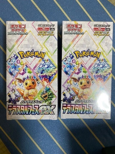 ポケモンカードテラスタルフェスex未開封2箱