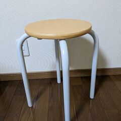 無印良品　スチールパイプスタッキングスツール 