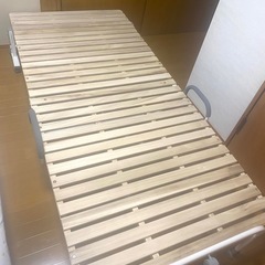 【美品】ニトリ　折り畳みベッド　