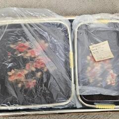 柳山作 お盆 トレー 3点セット 椿柄 輪島塗 美術漆器の画像
