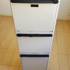  【決まりました】ゴミ箱 おしゃれ 分別 スリム ふた付き 3段...