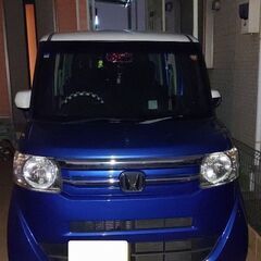 ホンダ　N-BOX　青白　ツートン　値引きしました。