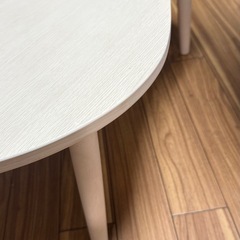 折りたたみテーブル　豆型 こたつ の画像