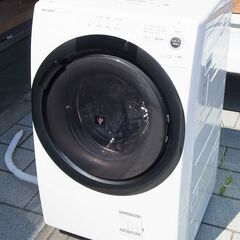 SHARP ドラム式洗濯乾燥機 ES-S7F-WR 2021年製