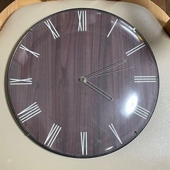動作確認済　壁掛け時計　直径約30cm